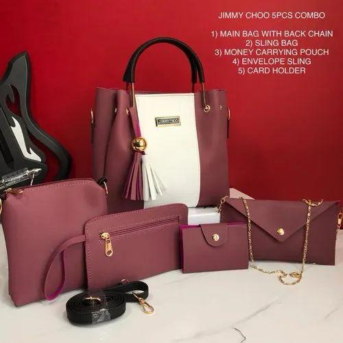 5 pieces high quality Ladies bag