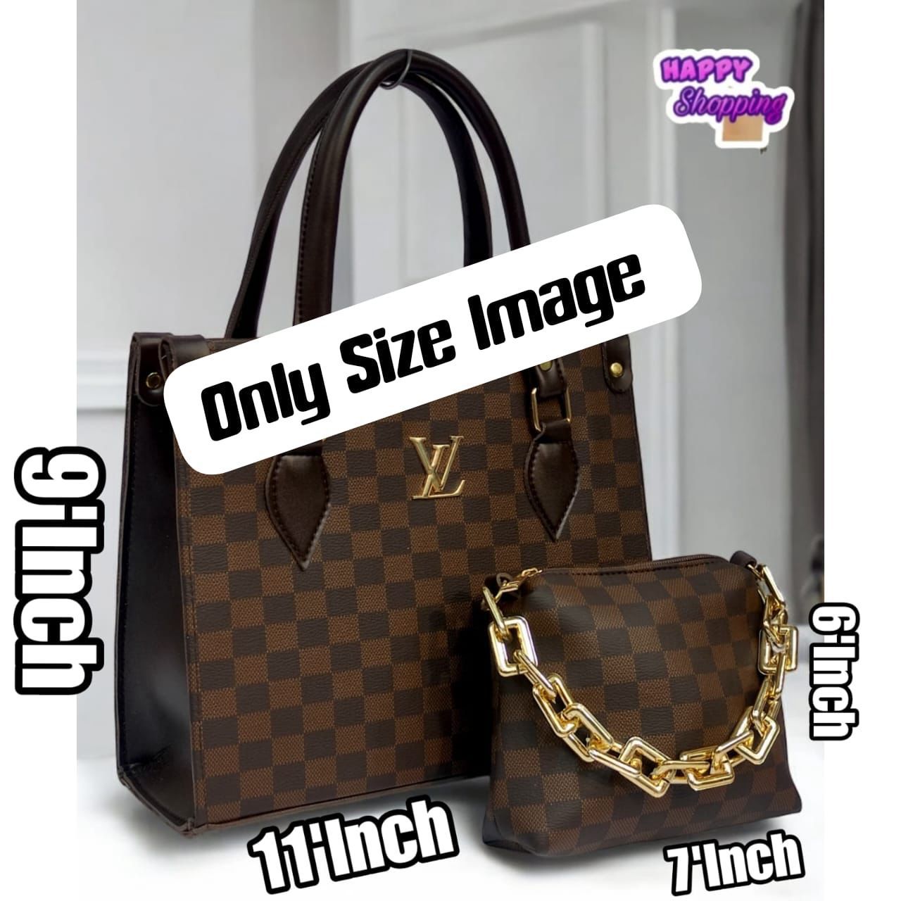 LOUIS VUITTON 2Pcs Premium Quality Shoulder Bag